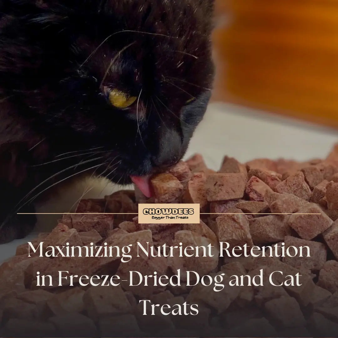 Chowdees Blog Maximizing Nutrient Retention in Freeze-Dried Dog and Cat Treats: The Ultimate Guide to Storage and Extended Shelf Life
