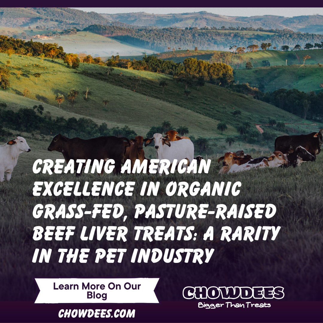 Creating American Excellence in Organic Grass-Fed, Pasture-Raised Beef Liver Treats: A Rarity in the Pet industry
